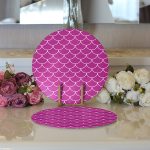 - Supla2li-558-Gorsel3 - Realhomes Realhomes Dijital Baskılı Modern 2'li Yuvarlak Servis Altlığı - Supla Realhomes