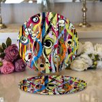 - Supla2li-5586-Gorsel1 - Realhomes Realhomes Rengarenk Ogea Motifli Özel Tasarımlı Modern 2'li Yuvarlak Servis Altlığı - Supla Realhomes