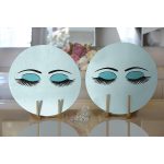 - Supla2li-563-Gorsel2 - Realhomes Realhomes Modern Kirpik Dijital Baskılı 2'li Yuvarlak Servis Altlığı - Supla Realhomes