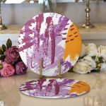 - Supla2li-5745-Gorsel1 - Realhomes Realhomes Özel Tasarımlı Dijital Baskılı Modern 2'li Yuvarlak Servis Altlığı - Supla Realhomes