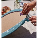 - Supla2li-5750-Gorsel4 - Realhomes Realhomes Buz Mavisi Zeminli Balina Desenli Modern 2'li Yuvarlak Servis Altlığı - Supla Realhomes