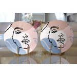 Realhomes Bohemian Özel Tasarım Modern 2'li Yuvarlak Servis Altlığı - Supla Realhomes