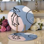 Realhomes Bohemian Özel Tasarım Modern 2'li Yuvarlak Servis Altlığı - Supla Realhomes