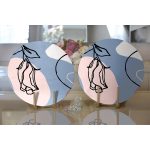 Realhomes Bohemian Özel Tasarım Modern 2'li Yuvarlak Servis Altlığı - Supla Realhomes