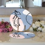 Realhomes Bohemian Özel Tasarım Modern 2'li Yuvarlak Servis Altlığı - Supla Realhomes