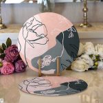 - Supla2li-5759-Gorsel1 - Realhomes Realhomes Bohemian Özel Tasarım Modern 2'li Yuvarlak Servis Altlığı - Supla Realhomes