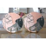 - Supla2li-5759-Gorsel2 - Realhomes Realhomes Bohemian Özel Tasarım Modern 2'li Yuvarlak Servis Altlığı - Supla Realhomes