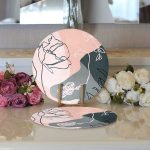 - Supla2li-5759-Gorsel3 - Realhomes Realhomes Bohemian Özel Tasarım Modern 2'li Yuvarlak Servis Altlığı - Supla Realhomes