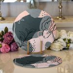 - Supla2li-5760-Gorsel1 - Realhomes  Realhomes Bohemian Özel Tasarım Modern 2'li Yuvarlak Servis Altlığı - Supla Realhomes