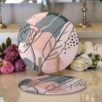 - Supla2li-5761-Gorsel1 - Realhomes Realhomes Bohemian Özel Tasarım Modern 2'li Yuvarlak Servis Altlığı - Supla Realhomes