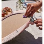 Realhomes Gül Motifli Bohemian Modern 2'li Yuvarlak Servis Altlığı - Supla Realhomes