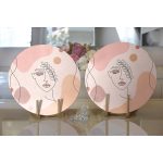 - Supla2li-5789-Gorsel2 - Realhomes Realhomes Bohemian Özel Tasarım Modern 2'li Yuvarlak Servis Altlığı - Supla Realhomes