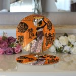 Realhomes Çanaklı Arap Kadın Motifli Modern 2'li Yuvarlak Servis Altlığı - Supla Realhomes