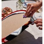 Realhomes Suşi Yiyen Japon Kız Motifli Modern 2'li Yuvarlak Servis Altlığı - Supla Realhomes