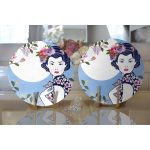 - Supla2li-5848-Gorsel2 - Realhomes Realhomes Çiçek Detaylı Modern Kadın Motifli 2'li Yuvarlak Servis Altlığı - Supla Realhomes