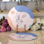 - Supla2li-5865-Gorsel1 - Realhomes Realhomes Bohemian Özel Tasarım Modern 2'li Yuvarlak Servis Altlığı - Supla Realhomes