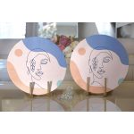 - Supla2li-5865-Gorsel2 - Realhomes Realhomes Bohemian Özel Tasarım Modern 2'li Yuvarlak Servis Altlığı - Supla Realhomes