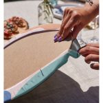 Realhomes Gül Desenli Bohemian Özel Tasarım Modern 2'li Yuvarlak Servis Altlığı - Supla Realhomes