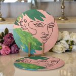 - Supla2li-5873-Gorsel1 - Realhomes Realhomes Bohemian Özel Tasarım Modern 2'li Yuvarlak Servis Altlığı - Supla Realhomes