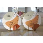 Realhomes Bohemian Özel Tasarım Modern 2'li Yuvarlak Servis Altlığı - Supla Realhomes