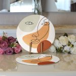 Realhomes Bohemian Özel Tasarım Modern 2'li Yuvarlak Servis Altlığı - Supla Realhomes