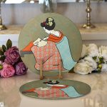 - Supla2li-5881-Gorsel1 - Realhomes Realhomes Dijital Baskılı Özel Tasarım Modern 2'li Yuvarlak Servis Altlığı - Supla Realhomes