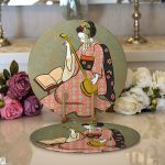 Realhomes Dijital Baskılı Özel Tasarım Modern 2'li Yuvarlak Servis Altlığı - Supla Realhomes