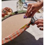 Realhomes Dijital Baskılı Özel Tasarım Modern 2'li Yuvarlak Servis Altlığı - Supla Realhomes