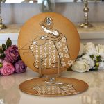 Realhomes Dijital Baskılı Özel Tasarım Modern 2'li Yuvarlak Servis Altlığı - Supla Realhomes