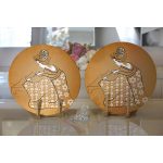 Realhomes Dijital Baskılı Özel Tasarım Modern 2'li Yuvarlak Servis Altlığı - Supla Realhomes