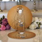 Realhomes Dijital Baskılı Özel Tasarım Modern 2'li Yuvarlak Servis Altlığı - Supla Realhomes