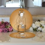 Realhomes Dijital Baskılı Özel Tasarım Modern 2'li Yuvarlak Servis Altlığı - Supla Realhomes