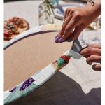 Realhomes Dijital Baskılı Özel Tasarım Modern 2'li Yuvarlak Servis Altlığı - Supla Realhomes