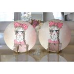 - Supla2li-595-Gorsel2 - Realhomes Realhomes Fashion Girl Dijital Baskılı Modern 2'li Yuvarlak Servis Altlığı - Supla Realhomes