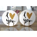 Realhomes Dijital Baskılı Modern 2'li Yuvarlak Servis Altlığı - Supla Realhomes