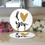 Realhomes Dijital Baskılı Modern 2'li Yuvarlak Servis Altlığı - Supla Realhomes