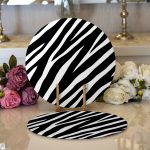 Realhomes Dijital Baskılı Modern 2'li Yuvarlak Servis Altlığı - Supla Realhomes