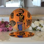 Realhomes Özel Tasarım Dijital Baskılı Modern 2'li Yuvarlak Servis Altlığı - Supla Realhomes