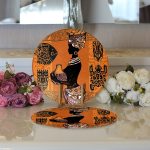 - Supla2li-6076-Gorsel3 - Realhomes Realhomes Özel Tasarım Dijital Baskılı Modern 2'li Yuvarlak Servis Altlığı - Supla Realhomes