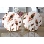 - Supla2li-6174-Gorsel2 - Realhomes Realhomes Özel Tasarım Dijital Baskılı Modern 2'li Yuvarlak Servis Altlığı - Supla Realhomes