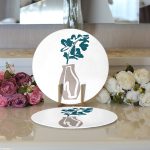 - Supla2li-6244-Gorsel3 - Realhomes Realhomes Özel Tasarım Dijital Baskılı Modern 2'li Yuvarlak Servis Altlığı - Supla Realhomes