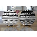 Realhomes Özel Tasarım Dijital Baskılı Modern 2'li Yuvarlak Servis Altlığı - Supla Realhomes