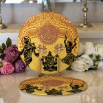 - Supla2li-6636-Gorsel1 - Realhomes Realhomes Özel Tasarım Dijital Baskılı Modern 2'li Yuvarlak Servis Altlığı - Supla Realhomes