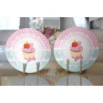 - Supla2li-67-Gorsel2 - Realhomes Realhomes Cup Cake Dijital Baskılı Modern 2'li Yuvarlak Servis Altlığı - Supla Realhomes