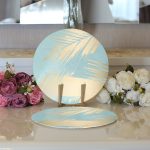 - Supla2li-6768-Gorsel3 - Realhomes  Realhomes Özel Tasarım Dijital Baskılı Modern 2'li Yuvarlak Servis Altlığı - Supla Realhomes