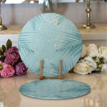 Realhomes Özel Tasarım Dijital Baskılı Modern 2'li Yuvarlak Servis Altlığı - Supla Realhomes