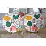 - Supla2li-7023-Gorsel2 - Realhomes Realhomes Sanatsal Modern Tasarımlı Dijital Baskılı Modern 2'li Yuvarlak Servis Altlığı - Supla Realhomes