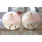 - Supla2li-7046-Gorsel2 - Realhomes  Realhomes Fatma Ana Eli Motifli Dijital Baskılı Modern 2'li Yuvarlak Servis Altlığı - Supla Realhomes