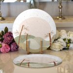 - Supla2li-7047-Gorsel1 - Realhomes Realhomes Natura Boho Doğa Tasarımlı Dijital Baskılı Modern 2'li Yuvarlak Servis Altlığı - Supla Realhomes