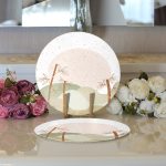 - Supla2li-7047-Gorsel3 - Realhomes Realhomes Natura Boho Doğa Tasarımlı Dijital Baskılı Modern 2'li Yuvarlak Servis Altlığı - Supla Realhomes